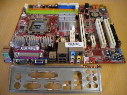 MSI P4M900M2 MS-7255 VER2.2 Mainboard +Blende Sockel 775 PCIe x16 SATA DDR2*m498