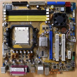 ASUS M2A-VM Rev 1.01G Mainboard Sockel AM2 VGA DVI GbLAN 5.1Audio PCIe x16* m517