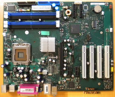 FSC D2156-A11 GS 5 Mainboard + Blende FSB1066 PCIe DDR2 GLAN VGA Audio* m541