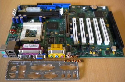 FSC D1219-C32 GS 4 Mainboard + Blende Sockel 370 ISA LAN VGA AGP Audio USB* m555