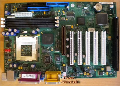 FSC D1219-C32 GS 4 Mainboard + Blende Sockel 370 ISA LAN VGA AGP Audio USB* m555