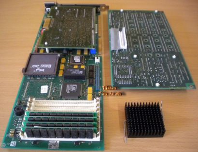 Siemens D674-VF74 GS2 CPU Karte +Intel 486 DX2-66MHz +16MB +E100-V3 GS6 ISA*m558
