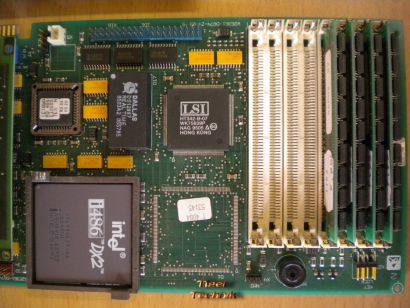 Siemens D674-VF74 GS2 CPU Karte +Intel 486 DX2-66MHz +16MB +E100-V3 GS6 ISA*m558