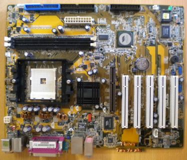 ASUS K8V-F Rev 1.03 Actebis-OEM Mainboard + Blende Sockel 754 IEEE1394* m568