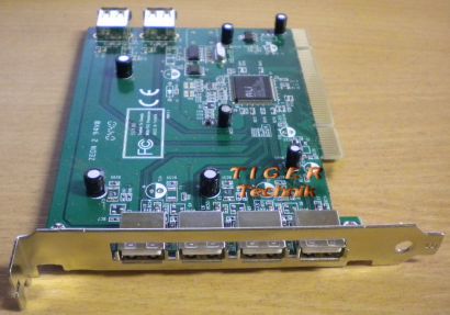 6-Port Hi-Speed USB 2.0 PCI Karte Card Verschiedene Hersteller Marken* sk10
