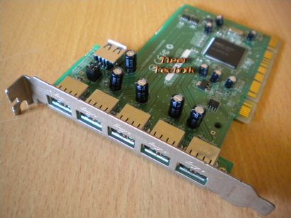 6-Port Hi-Speed USB 2.0 PCI Adapter Card Verschiedene Hersteller Marken* sk09