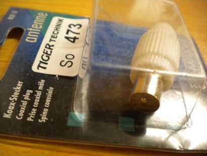 Schwaiger KST 11 Koax-Stecker für Koaxialkabel Koax Stecker IEC* so473