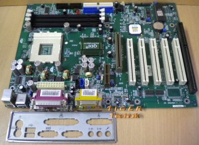 QDI Kinetiz 7E-A 2.0(S2.3) Mainboard + Blende Sockel A 462 ISA AGP Audio* m582