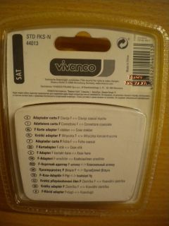 Vivanco SAT F-Kurzadapter F-Stecker - Koax Stecker Adapter* so480