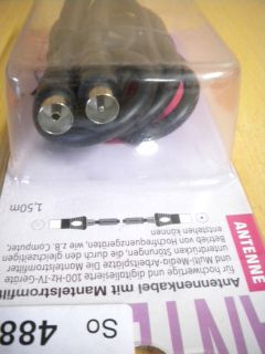 BigBalloon 100Hz 1,5m Antennenkabel mit Mantelstromfilter Koax St.-KoaxKu.*so488