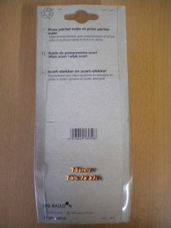 BigBalloon 21-pol SCART Kabel 1m Stecker - Stecker DVB-T Video TV DVD* so508