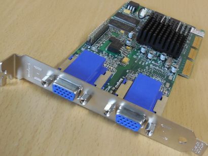 Matrox G450 G45+MDHA32DB Grafikkarte AGP 16MB Dual Head VGA* g307