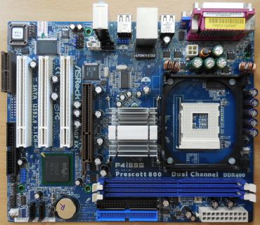 ASRock P4i65G Rev 1.01 Mainboard NEU OVP Sockel 478 AGP DDR VGA Sound LAN* m600