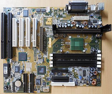 Asus P2B-S Rev1.04 Mainboard +Blende 2x ISA Slot 1 Intel 440BX AGP PCI SCSI*m602