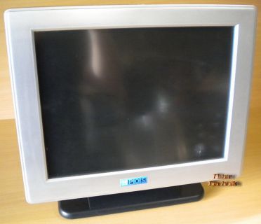 4POS TM-150 15 Zoll Touchscreen TFT LCD VGA Monitor mit USB Windows 7 8 XP* mo01