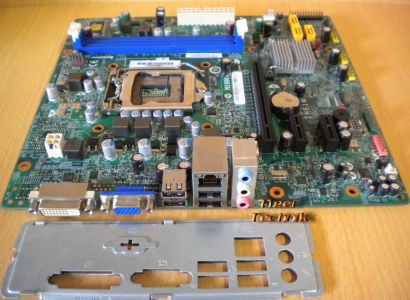 Lenovo 03T6677 IH61M Ver 4.2 Mainboard + Blende Sockel 1155 PCIe SATA DDR3* m615