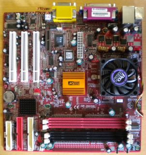 PC Chips M825CLU V5.2C mit Blende + CPU AMD Pro 1400+ OnBoard VGA LAN Audio*m632