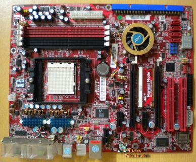 ABIT FATAL1TY AN8 SLI Mainboard +Blende Sockel 939 Dual PCIe SATA GBLAN* m637