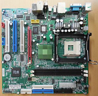 MSI MS-6785 HP Medion Ver1 Sockel 478 Mainboard + Blende FSB800 DDR400 AGP8X*m24
