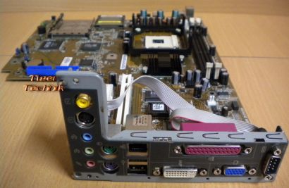 Asus Pundit A7 P4S8L Rev1.02 Mainboard +Blende Sockel 478 VGA DVI LAN Audio*m26