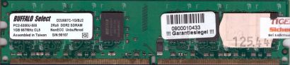 Buffalo Select D2U667C-1G BJ PC2-5300 1GB DDR2 667MHz Arbeitsspeicher RAM* r69