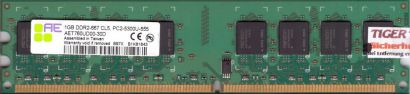 Aeneon AET760UD00-30D PC2-5300 CL5 1GB DDR2 667MHz Arbeitsspeicher RAM* r82