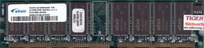 Elixir M2U51264DS8HA0G-75B PC-2100 512MB DDR1 266MHz Arbeitsspeicher RAM* r110