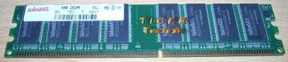 takeMS MS64D64020U-6 PC2700U 512MB DDR1 333MHz Arbeitsspeicher* r145