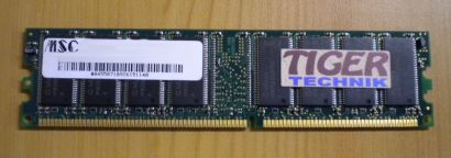 MSC D6A64C423TY1-1PASI PC2100 CL2-3-3 512MB DDR1 266MHz Arbeitsspeicher* r154