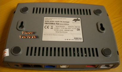 Fritz!Box Fon Arcor Edition ADSL-VOIP-TK-Anlage Rot Lan ISDN USB* nw345