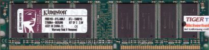 Kingston 1GB Kit 2x 512MB KFJ-E600 1G PC-3200 DDR1 400MHz 9905193-015 A00LF*r197