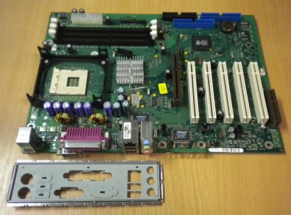 FSC Fujitsu Siemens D1495-A12 GS 1 Mainboard + Blende * Sockel 478 * m34