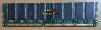 Matrix PC2700 512MB DDR1 333MHz Arbeitsspeicher doppelseitig 16M84X-6 Chips*r219