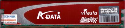 ADATA Vitesta Extreme Edition AD2800E001GU PC2-6400 1GB DDR2 800MHz RAM* r255