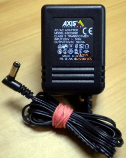 AXIS A31205GC AC DC Adapter 12V 500mA Netzteil* nt795
