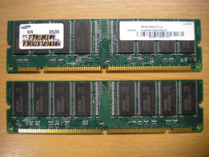 Samsung M366S3323CTO-C75 PC133U-333-542 256MB SDRAM 133MHz RAM* r283