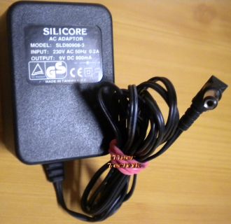 Silicore SLD80908-3 AC Adapter 9V 800mA Netzteil* nt814