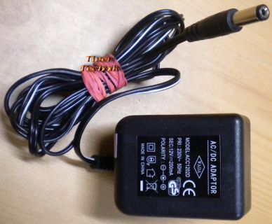 ACC1202D AC DC Adapter 12V 200mA Netzteil* nt841