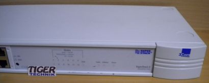 3Com Super Stack II Baseline Hub 3C16440 12-Port Ethernet Netzwerk Hub* nw505