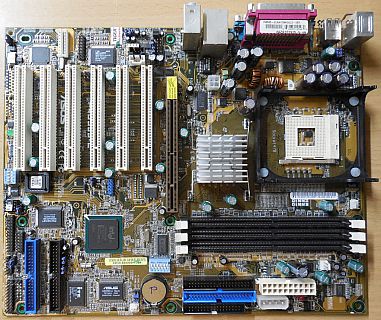 ASUS P4B533-E Rev 1.02 Mainboard +Blende Intel Sockel 478 LAN Audio IDE RAID*m45