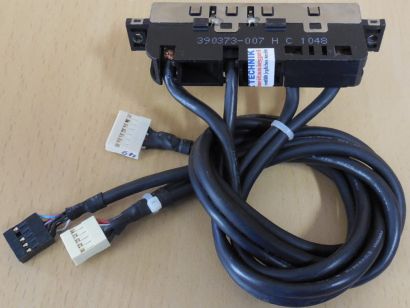 HP 390373-007 Front IO Panel USB Audio IEEE1394 Firewire Workstation Z400* pz142