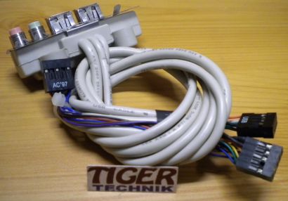 Packard Bell Front IO Panel 2x USB und Audio In und Out* pz156