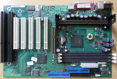 FSC D1107-B11 GS 2 Mainboard + Blende 2x ISA Slot 1 Intel 440BX AGP PCI* m655