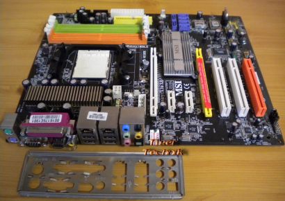 MSI K9N Platinum MS-7250 Ver1.0 Mainboard +Blende Sockel AM2 PCIe Dual LAN* m658