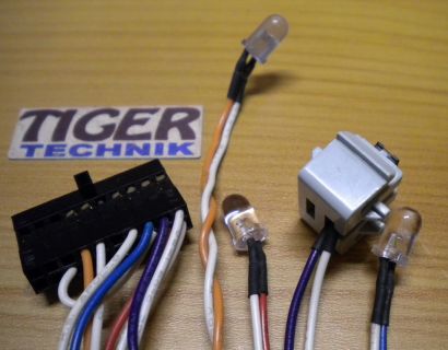 Sony PCV 2226 2236 Power Schalter Button Switch Power HDD Gehäuse LED* pz169