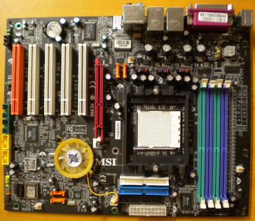 MSI K8N Neo2 Platinum MS-7025 Ver1 Mainboard+Blende Sockel 939 nForce3 GLAN*m665
