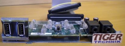 Dell 0TJ853 Optiplex 360 740 745 380 USB Audio Front Panel Power SW LED* pz194