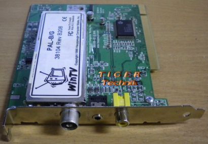 Hauppauge WinTV PAL-B G 38104 Rev B208 TV Karte* tk19