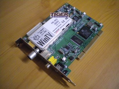 Hauppauge WinTV PAL-B G 26054 REV C197 S-Vid COMP TV Tuner Karte* tk21