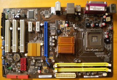 Asus P5QL SE Rev 1.01G Mainboard +Blende Sockel 775 PCIe 16x DDR2 LAN Audio*m677